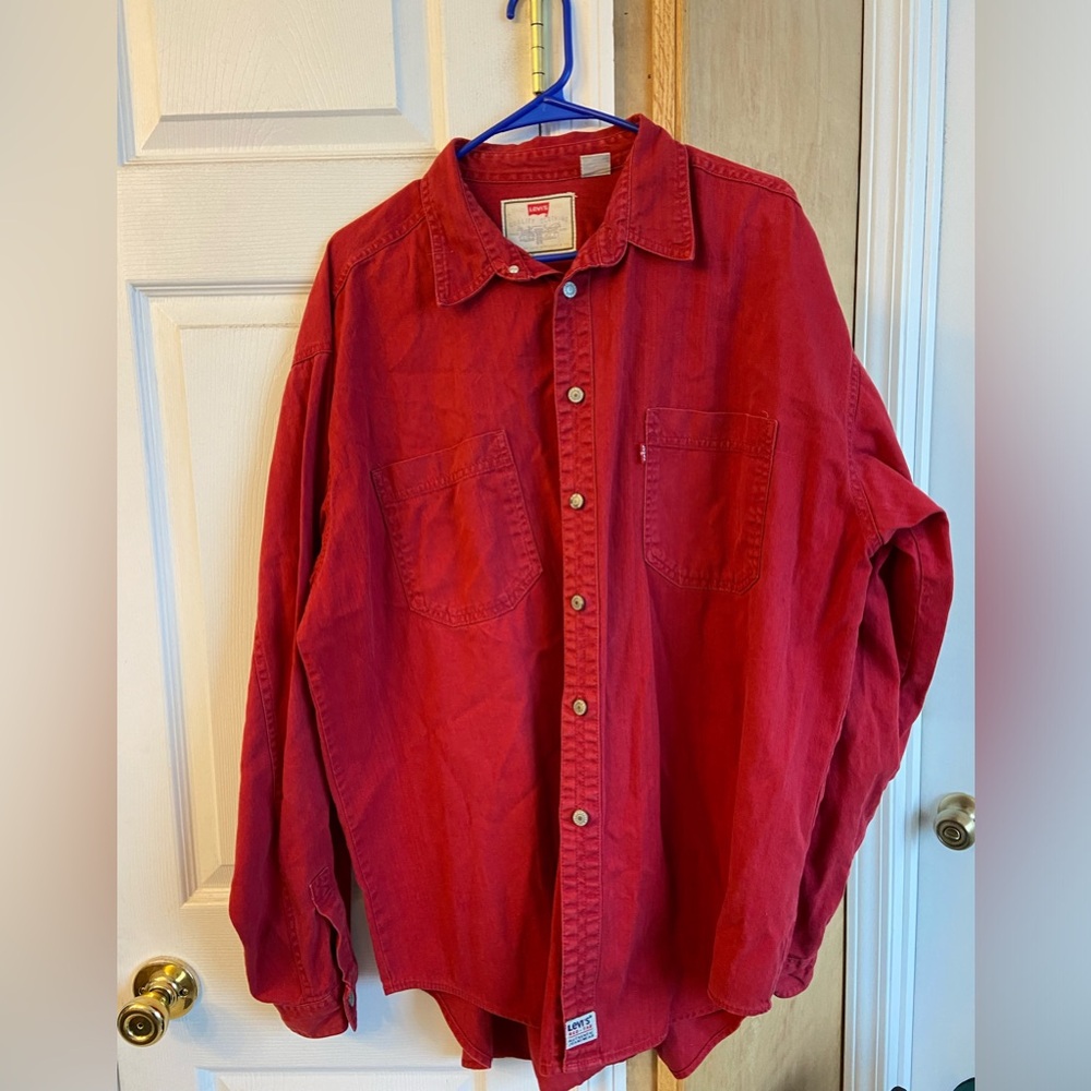 Levi’s Red Denim shirt
